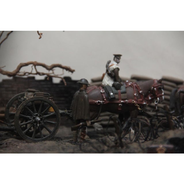 Diorama of Royal Artillery Gun Team, 1920s For Sale - Image 6 of 11