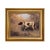 On Point English Pointer Oil Painting Print on Canvas in Antiqued Gold Frame- an 8" X 10" Print, Framed to 11-1/2" X 13-1/2" For Sale - Image 4 of 4