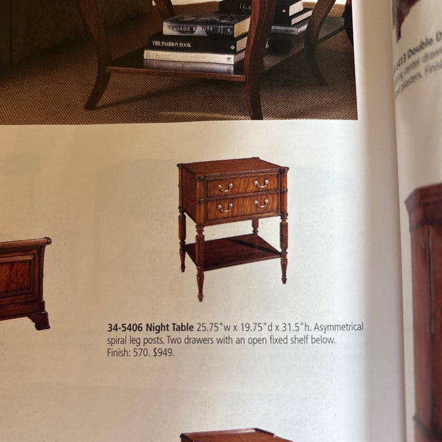 Ethan Allen Newport Night Table For Sale - Image 11 of 11