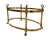 Mid-Century Modern Mid Century Modern 1960s Modern Labarge Jansen Style Swan Brass Glass Coffee Table Regency For Sale - Image 3 of 12