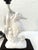 Coastal White Ceramic Seahorse Lamps, a Pair For Sale - Image 4 of 5