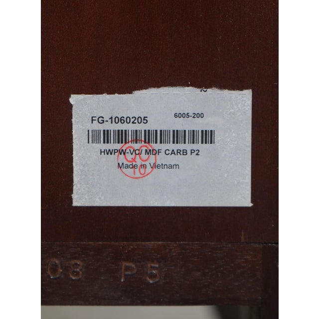 Theodore Alexander Bow Front Mahogany Chest For Sale - Image 18 of 18