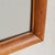 Wood Italian Vertical Rectangular Wall Mirror with Chamfered Wood Frame, 1950s For Sale - Image 7 of 9