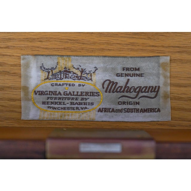 Henkel Harris 3 Piece Mahogany Queen Anne Highboy For Sale - Image 12 of 13