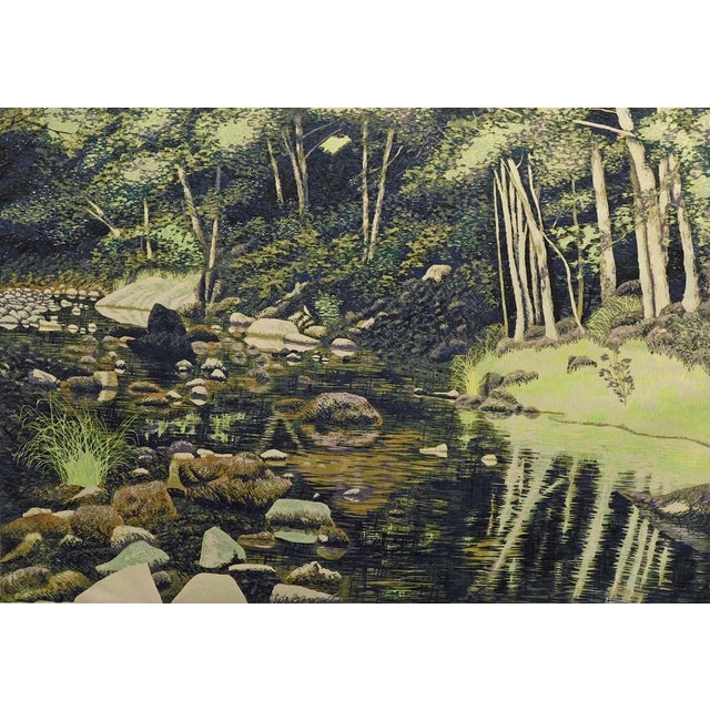 "Big Sur" by Gordon Mortensen Hand Signed, Dated and Numbered by the artist "Big Sur" Unframed Limited Edition Reduction...