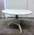Vintage White Painted Oval Pedestal Side Table For Sale - Image 10 of 12
