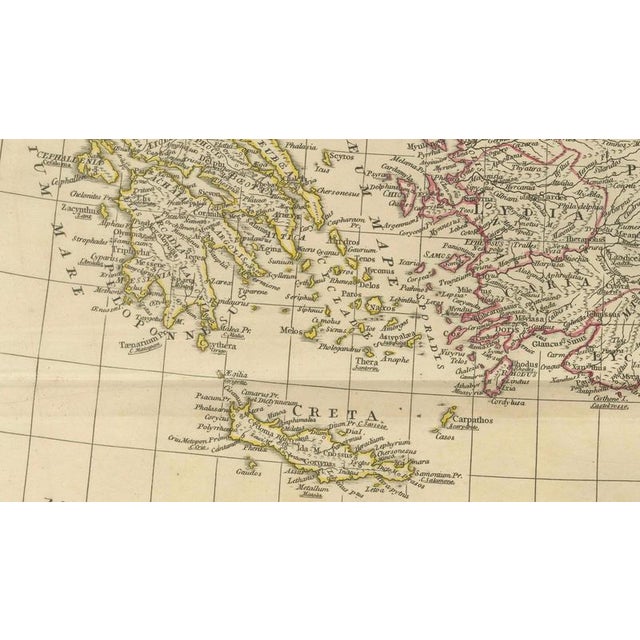 Antique Eastern Roman World Map, 1818 For Sale - Image 6 of 9