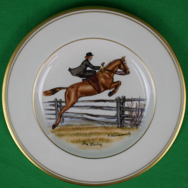 Set X 11 Frank Vosmansky X Abercrombie & Fitch Porcelain Bread Plates For Sale - Image 13 of 14