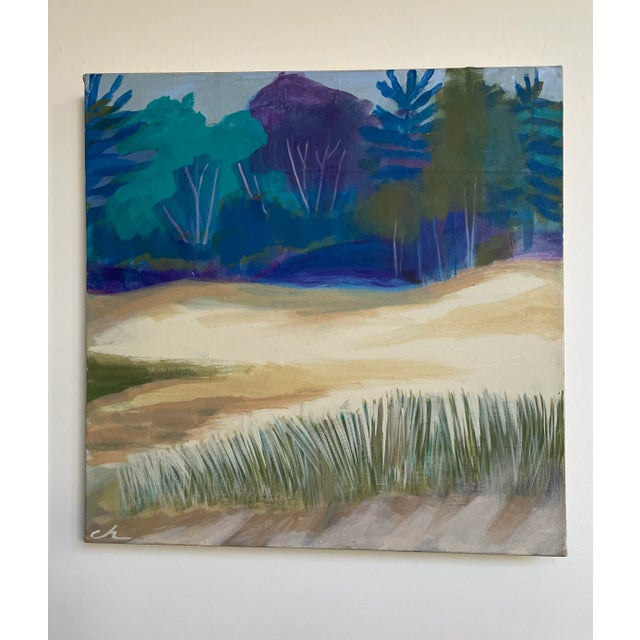 The inspiration for this painting was the sand dunes that surround the shores of the great lakes. This acrylic painting on...