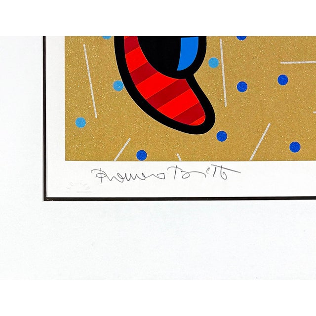 Pop Art Romero Britto, Mickey Mouse's Greatest Love, Hand Signed, Pop Art, Framed, Disney, 1997 For Sale - Image 3 of 4