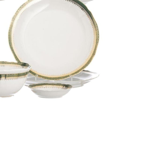 Porcelain Dinner Service from Spal, Set of 71 For Sale - Image 5 of 6