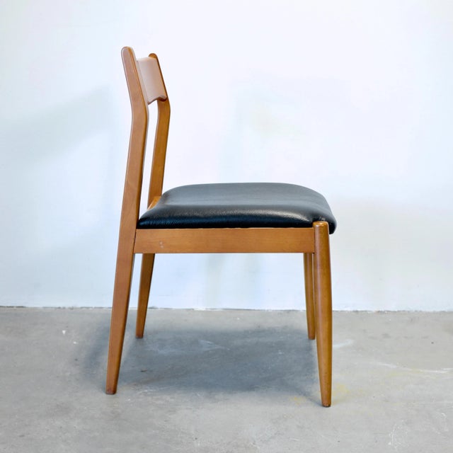 United Furniture Corporation Mid 20th Century United Furniture "Intermood" Cherry Dining Chair For Sale - Image 4 of 7