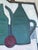 Mid-Century Modern 'Green Vessels & House Form' Abstract Still Life Oil Painting by Swedish Artist Max Gregor Carlsson (1914-1996), Framed For Sale - Image 13 of 14