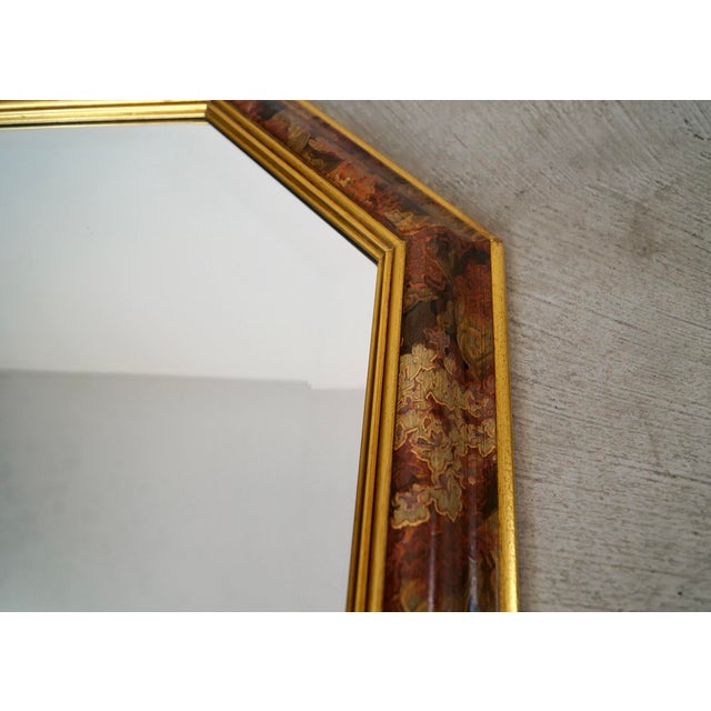 1970’s Hollywood Regency Ethan Allen Gilded Beveled Mirror For Sale In Los Angeles - Image 6 of 12