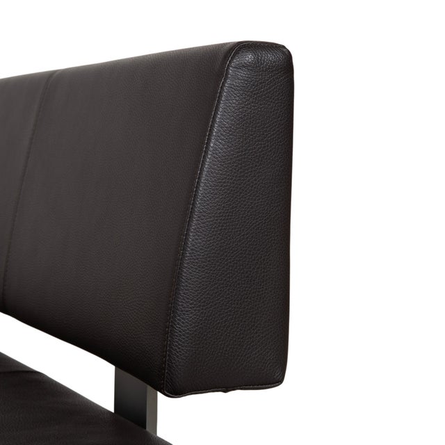 Animal Skin Leather 620 Bench in Brown from Rolf Benz For Sale - Image 7 of 14