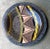 Vintage Postmodern Hand Painted Charger For Sale - Image 4 of 8