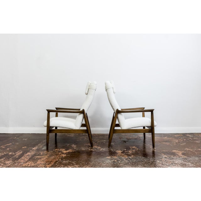 1960s Set of GFM-64 High Back Armchairs by Edmund Homa for Gfm, 1960s For Sale - Image 5 of 14