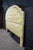 Vintage Yellow & Blue Chintz Upholstered Serpentine Tufted King Size Headboard For Sale - Image 9 of 14