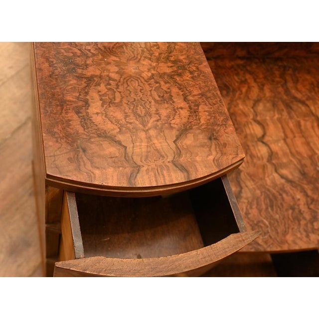 Art Deco Dressing Table in Burr Walnut, 1930 For Sale - Image 13 of 16
