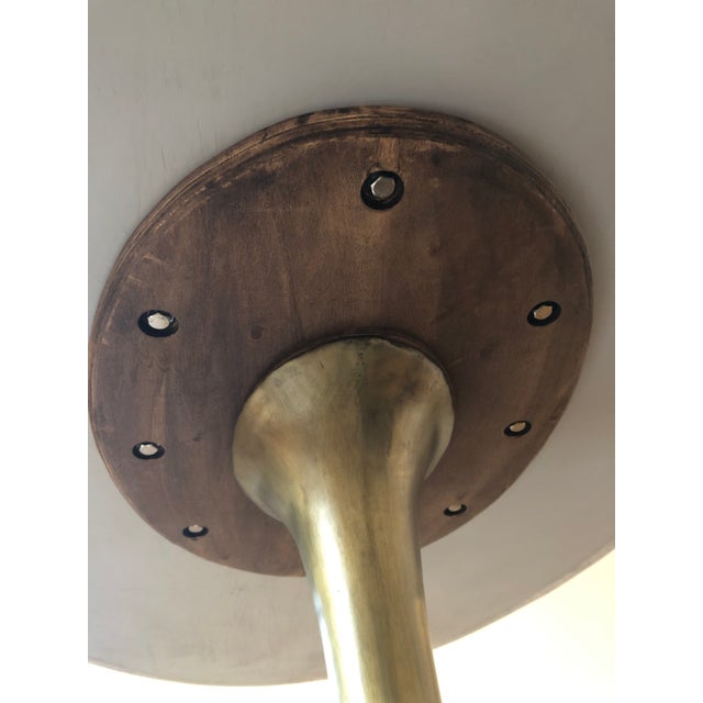 Contemporary Restoration Hardware Aero Marble Oval Dining ...