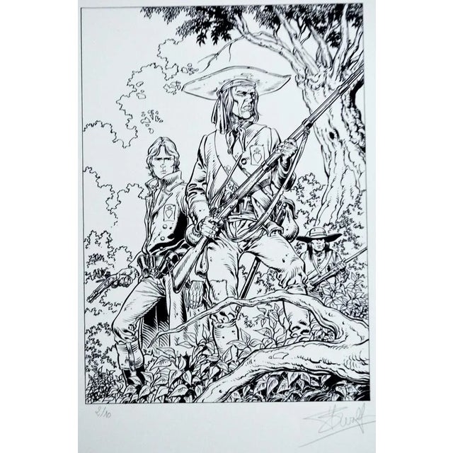 Yves Swolfs, Dampierre, 1992, Silkscreen For Sale - Image 3 of 11