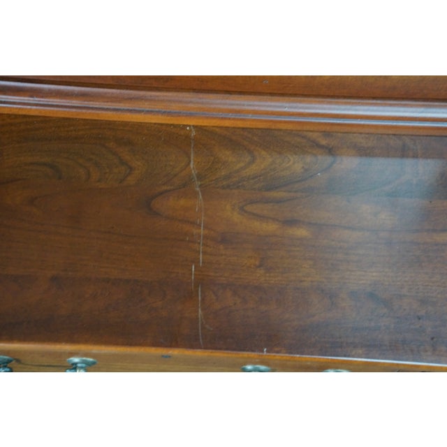 Brown Late 20th Century Lexington Bob Timberlake Cherry Step Back Display Cabinet Buffet Hutch Bookcase For Sale - Image 8 of 18