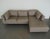 Modern Design Within Reach Albert Leather Sofa With Chaise For Sale - Image 3 of 12