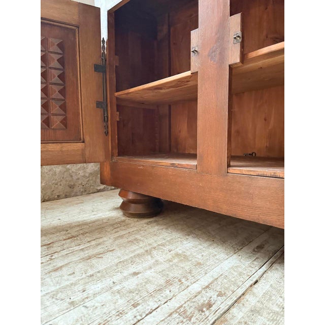 Oak Furniture in the style of Dudouyt, 1940s For Sale - Image 18 of 18