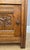 Brown Antique French Oak Bedside Table with Marble Top For Sale - Image 8 of 12