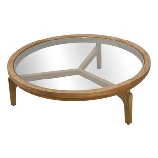 Modern Table in Ceder Wood and Glass, Italy, Late 20th Century For Sale