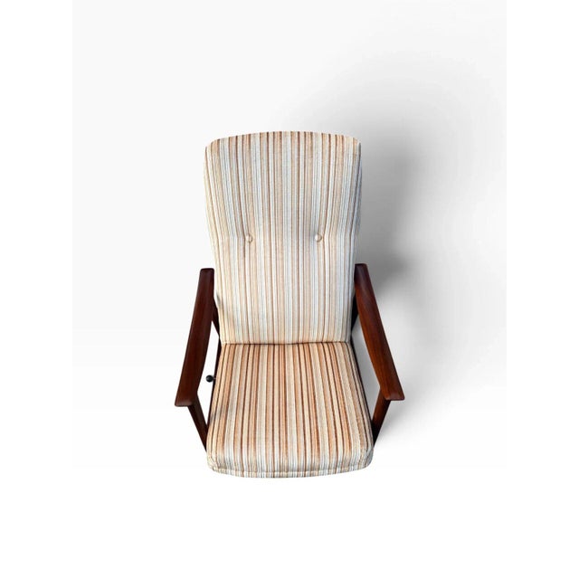 Arnt Lande Combi Star Rocking Recliner Lounge Chair for Stokke, Circa 1960s For Sale - Image 4 of 15