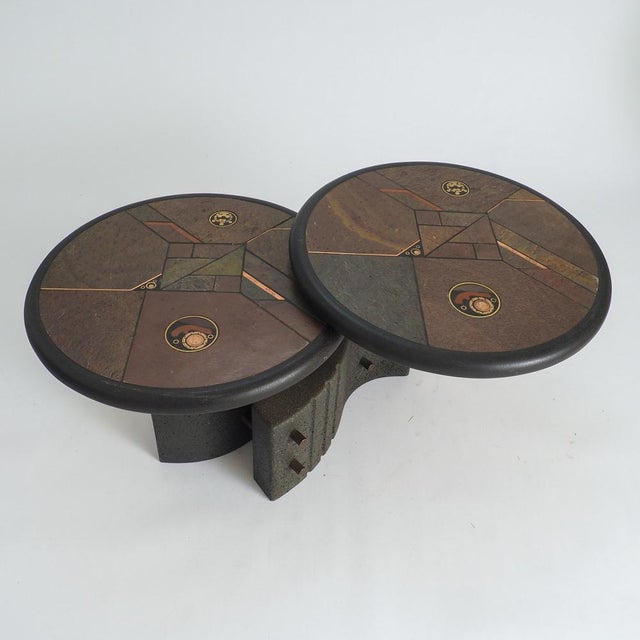Two-Tier Modular Brutalist Coffee Table by Paul Kingma, 1980s For Sale - Image 12 of 18