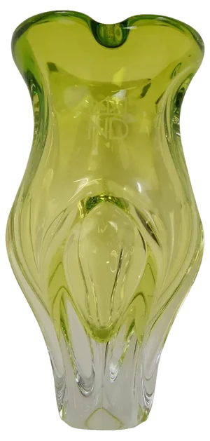 Vintage Art Glass Vase by Josef Hospodka ,1960s