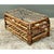 Wood Vintage Bamboo Fretwork and Glass Coffee Table For Sale - Image 7 of 12