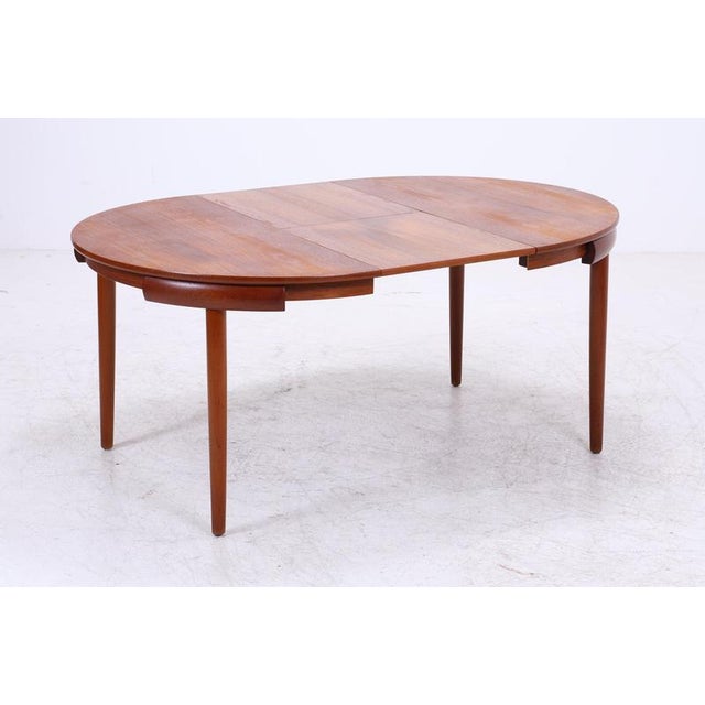 Wood Vintage Teak Roundette Dining Table by Hans Olsen for Frem Røjle For Sale - Image 7 of 17