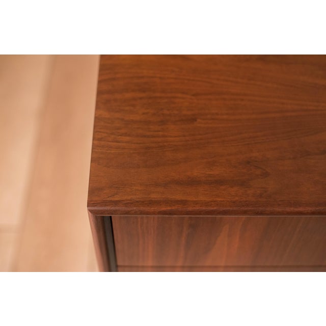 Wood Mid Century Modern Walnut 12-Drawer Dresser by Jack Cartright for Founders Co. For Sale - Image 7 of 18