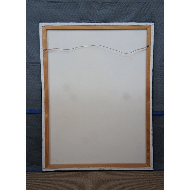 1990s Chiaroscuro Still Life Oil Painting Canvas of Pears For Sale - Image 4 of 13