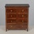 French Country 19th Century Miniature Walnut Commode For Sale - Image 3 of 9