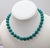 Mid-Century Modern Vintage 1960s Signed Joseph Mazer Faux-Jade Beaded Necklace For Sale - Image 3 of 6