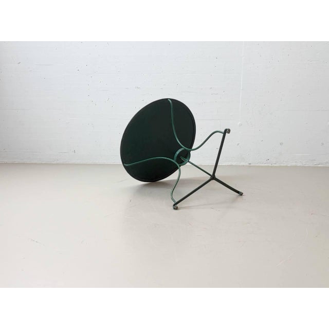 Metal Green French Gueridon Metal Garden Table, 1950s For Sale - Image 7 of 14
