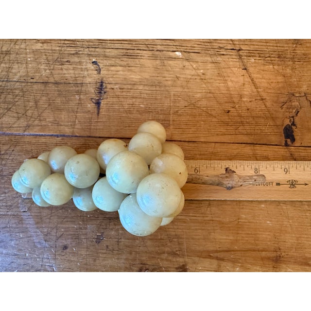 Mid 20th Century Vintage Alabaster Grape Cluster For Sale - Image 5 of 9