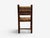 Charles Dudouyt, Six Rustic Dining Chairs, Oak, Rush, France, 1940s For Sale - Image 16 of 16