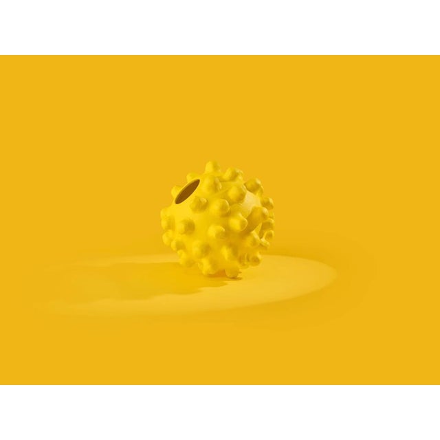 Ceramic Sun Sculpture in Ceramic by Liliana Silva For Sale - Image 7 of 8