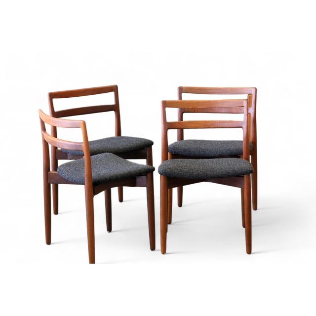 Chairs in Teak by Harry Østergaard for Randers Møbelfabrik, 1960s, Set of 4 For Sale - Image 12 of 18