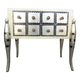 Hollywood Regency Tessellated Box on Legs For Sale