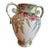 1980's Tabletops Unlimited English Garden by Don Swanson Hand Painted Double Handle Vase For Sale