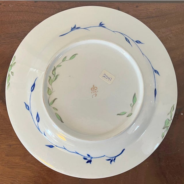 Early 19th Century Large Antique Early 19th Century Derby Porcelain Imari Plate For Sale - Image 5 of 7