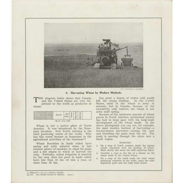 Geographical Pictures of the Usa Set VII by A. Wheaton & Co., 1920s, Set of 13 For Sale - Image 6 of 15