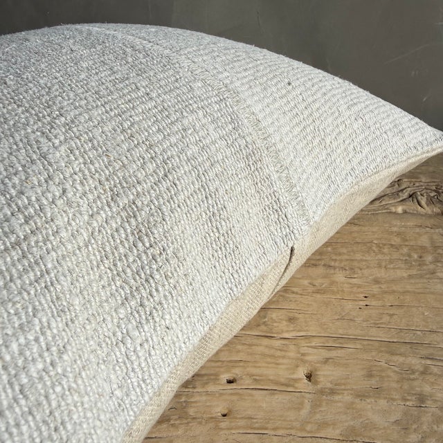 Not Yet Made - Made To Order Vintage Rug Pillow Cover With Original Seams For Sale - Image 5 of 7