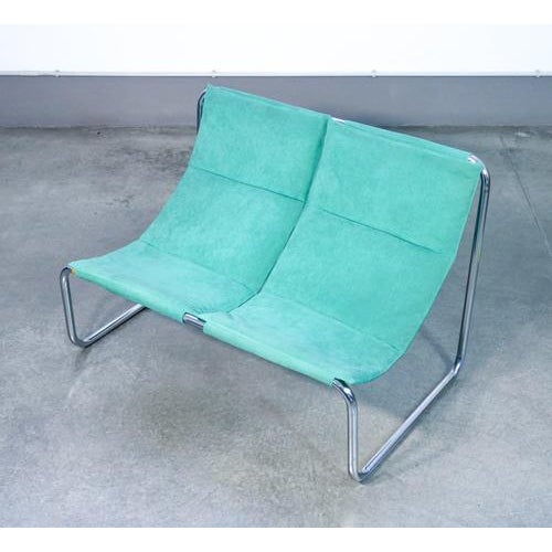 Two-seater cantilever loveseat, italian design. 1970s origin italy period 1970s designer the design of this loveseat is...